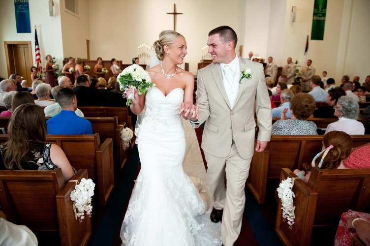 Unique church wedding photography